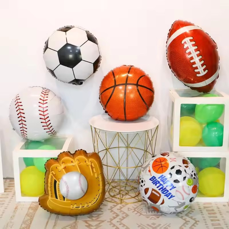 Party Games No Equipment - Sports equipment Balloons Football Basketball Rugby