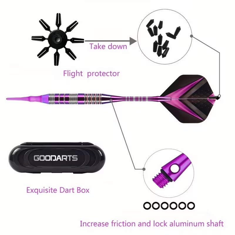 TRALOW Soft Tip Darts Set-with - مراجعة Party Games Competition وسعره