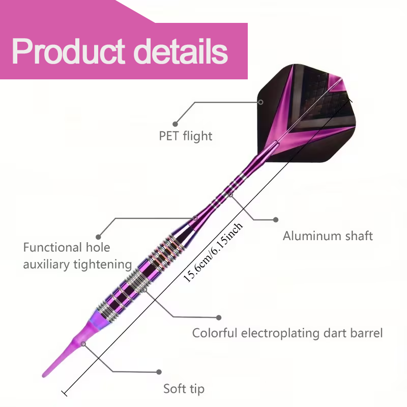 TRALOW Soft Tip Darts Set-with - مراجعة Party Games Competition وسعره