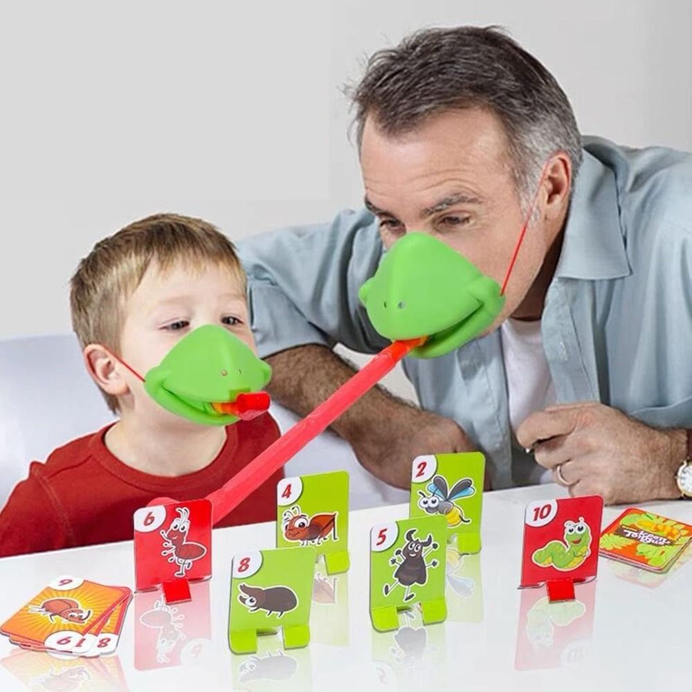 Funny Frog Tongue Game Parent- - مراجعة Party Games Multiplayer وسعره