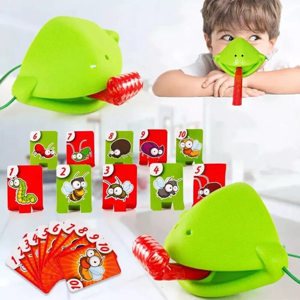 Funny Frog Tongue Game Parent- - مراجعة Party Games Multiplayer وسعره