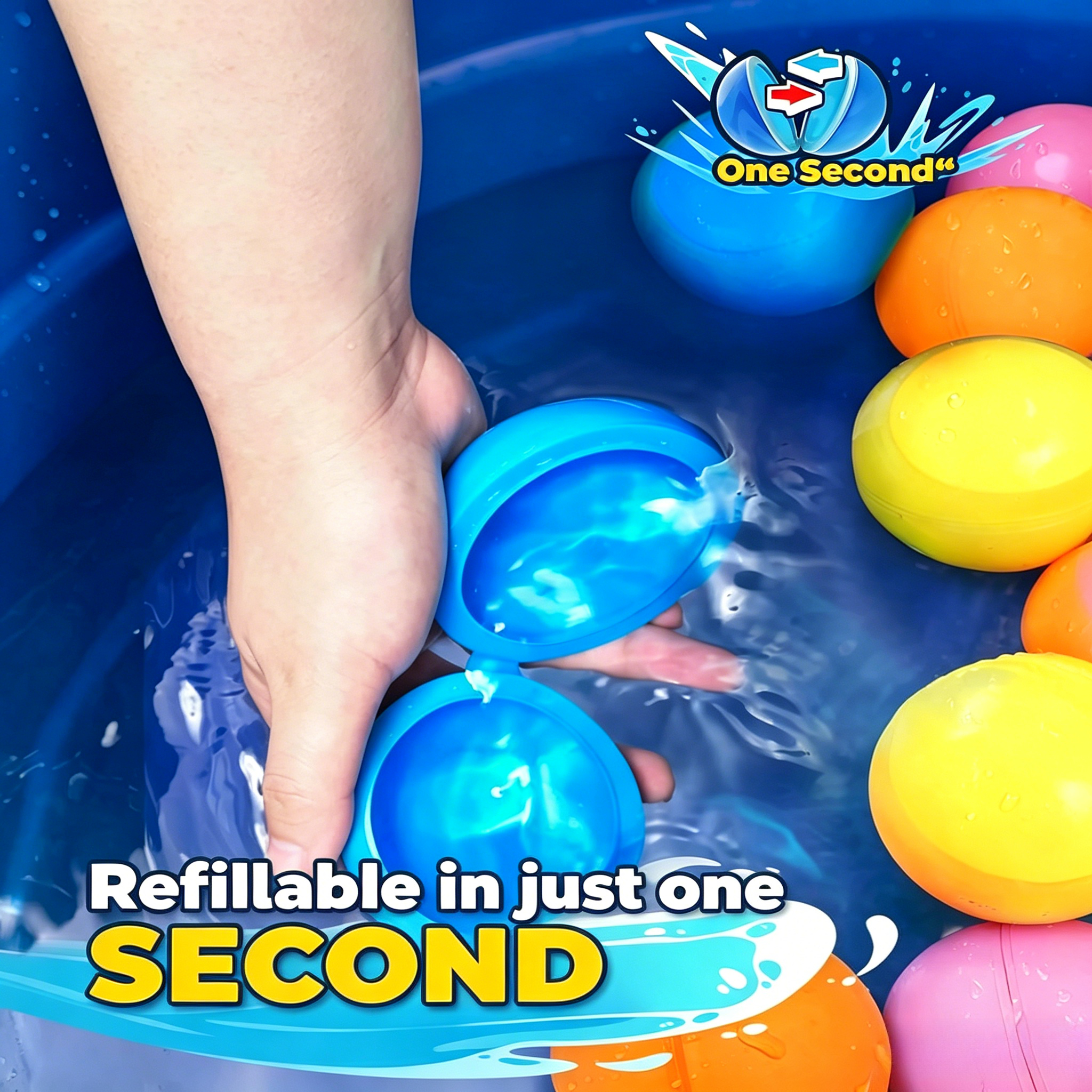 Reusable silicone water balloo - مراجعة Party Games Using Balloons وسعره