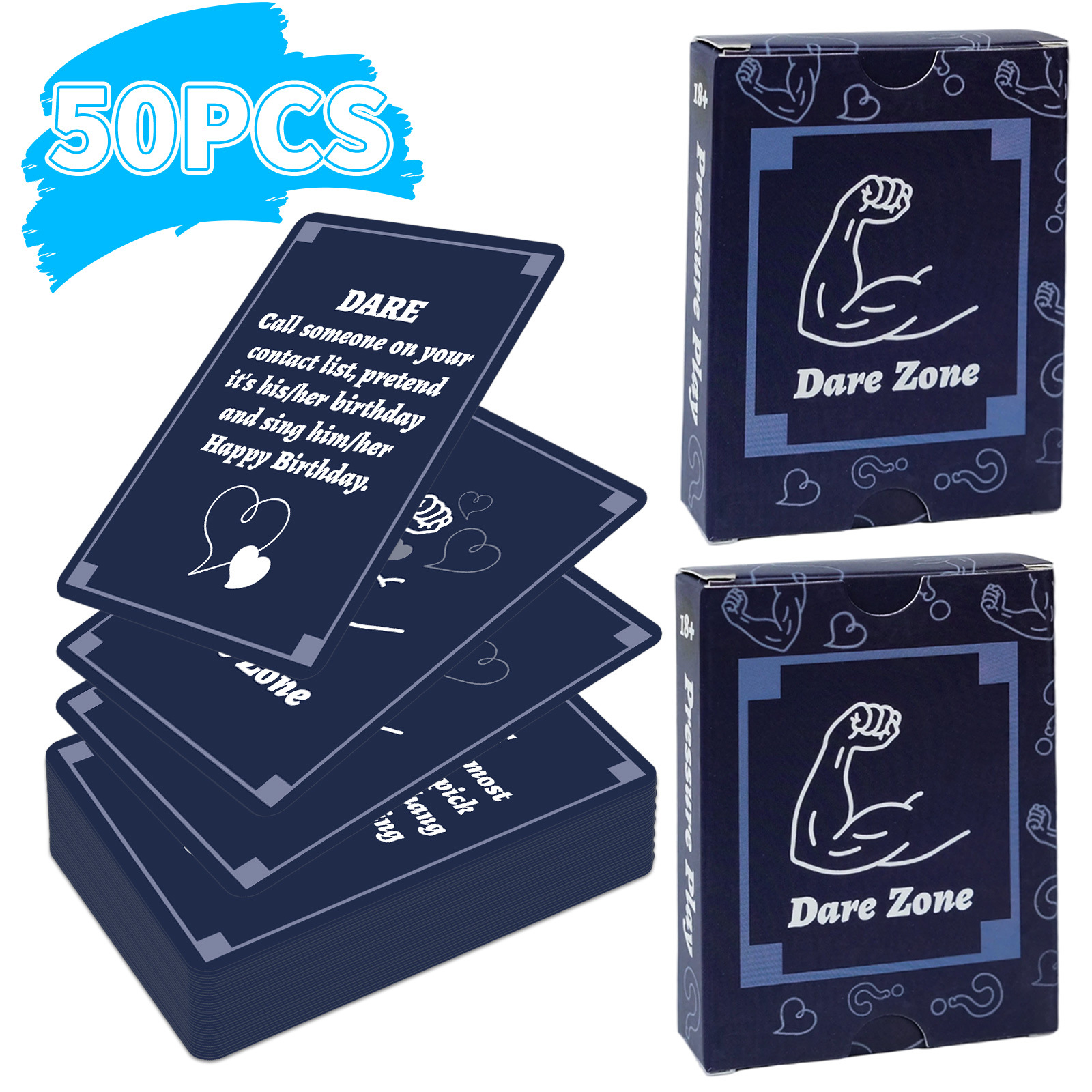 50Pcs Party Game Cards for Adu - مراجعة Party Games Group For Adults وسعره