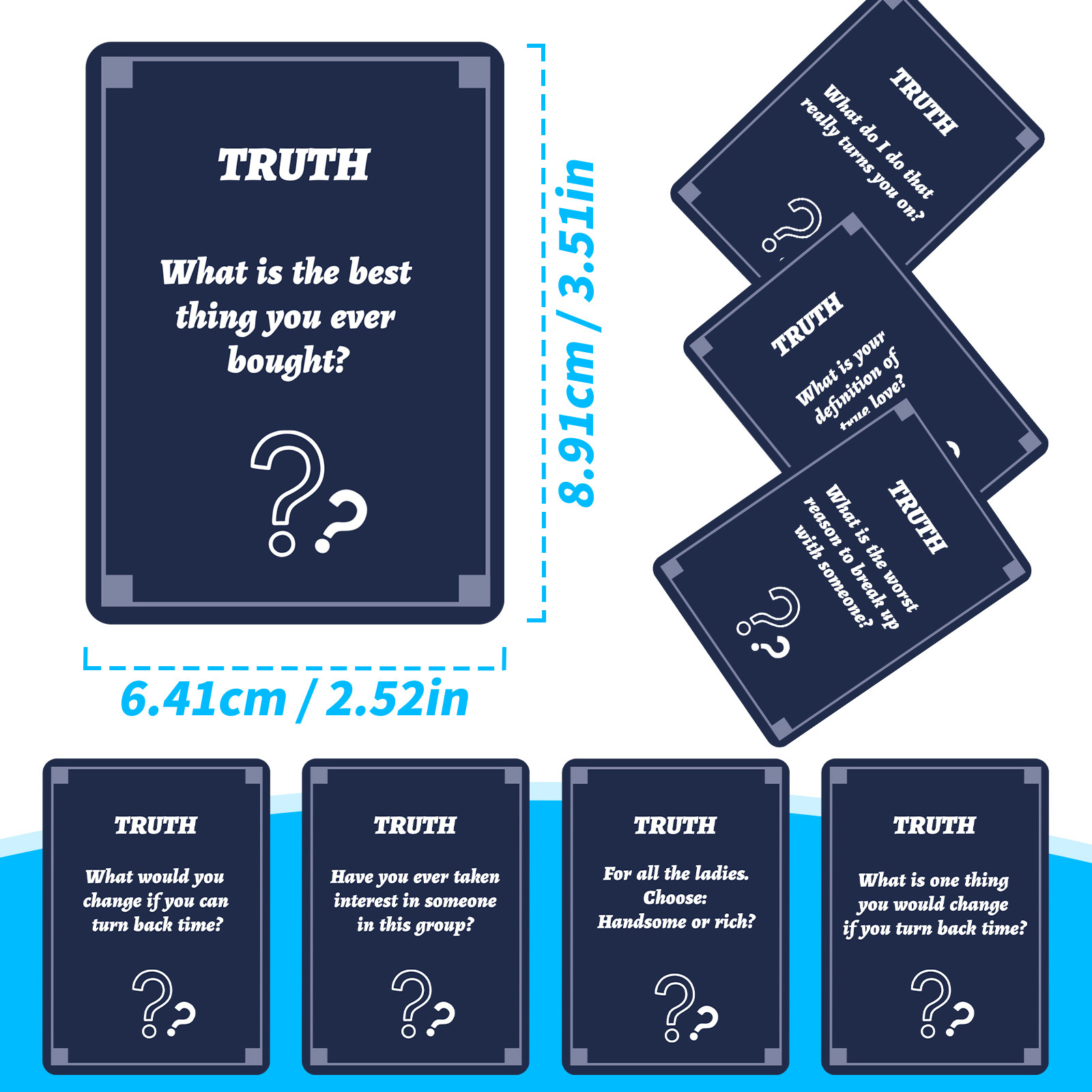 50Pcs Party Game Cards for Adu - مراجعة Party Games Group For Adults وسعره