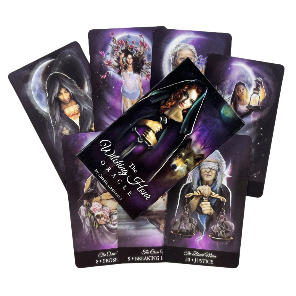 The Witch Hour Oracle Cards Fu - مراجعة Party Games Using Playing Cards وسعره