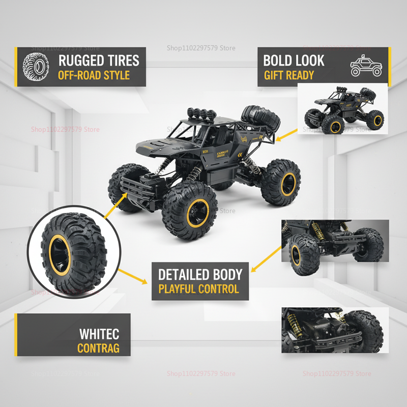 1:12 Scale All Terrain RC Cars - مراجعة Party Games No Equipment وسعره