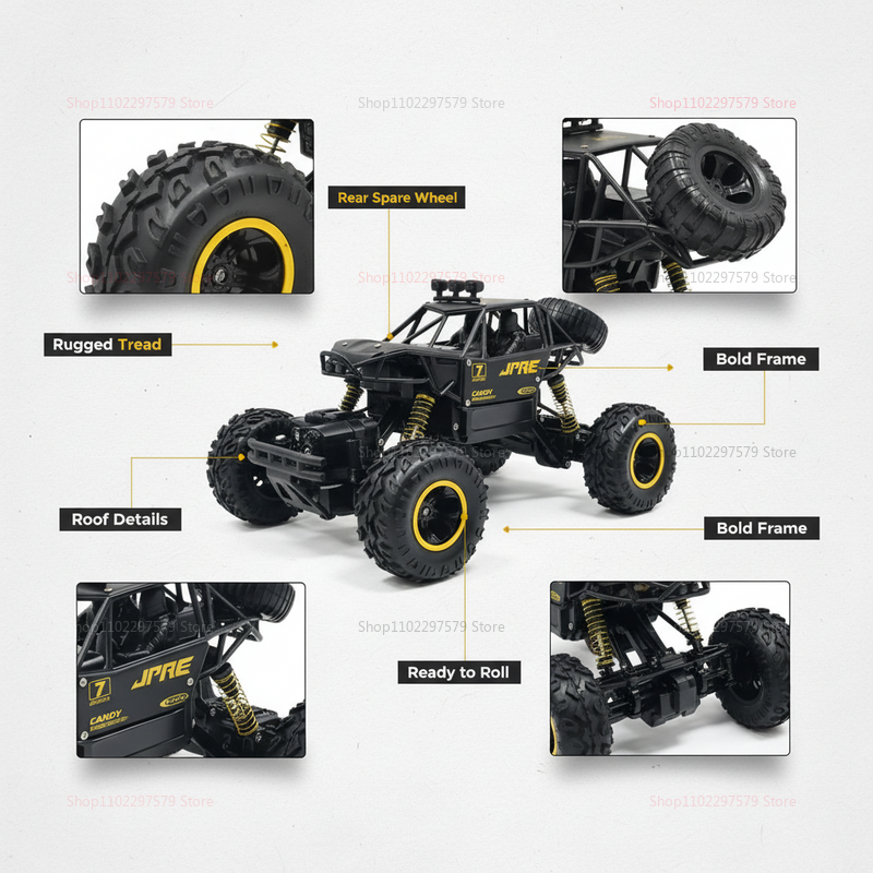 1:12 Scale All Terrain RC Cars - مراجعة Party Games No Equipment وسعره