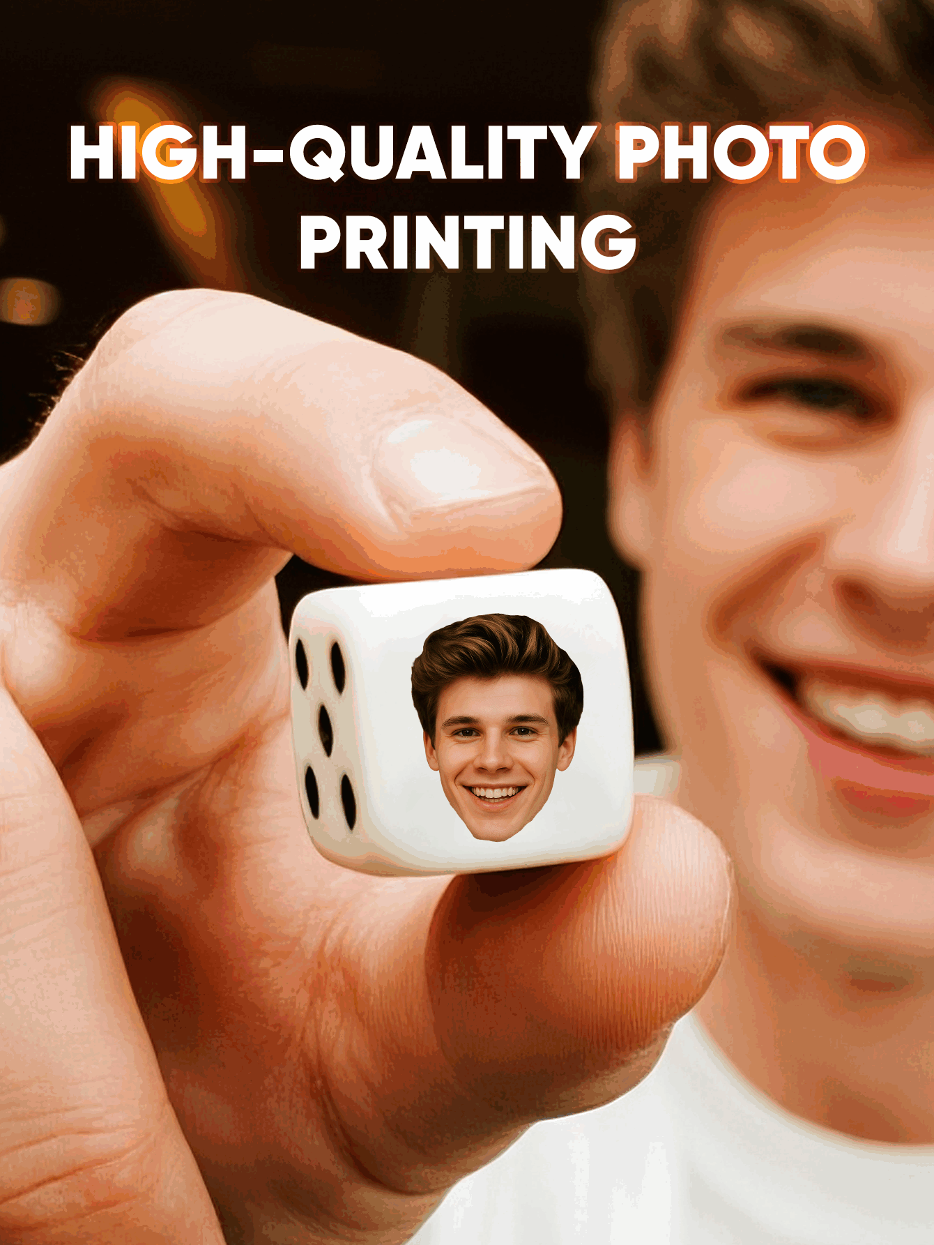 Custom Face Dice Personalized  - مراجعة Party Games For Christmas وسعره