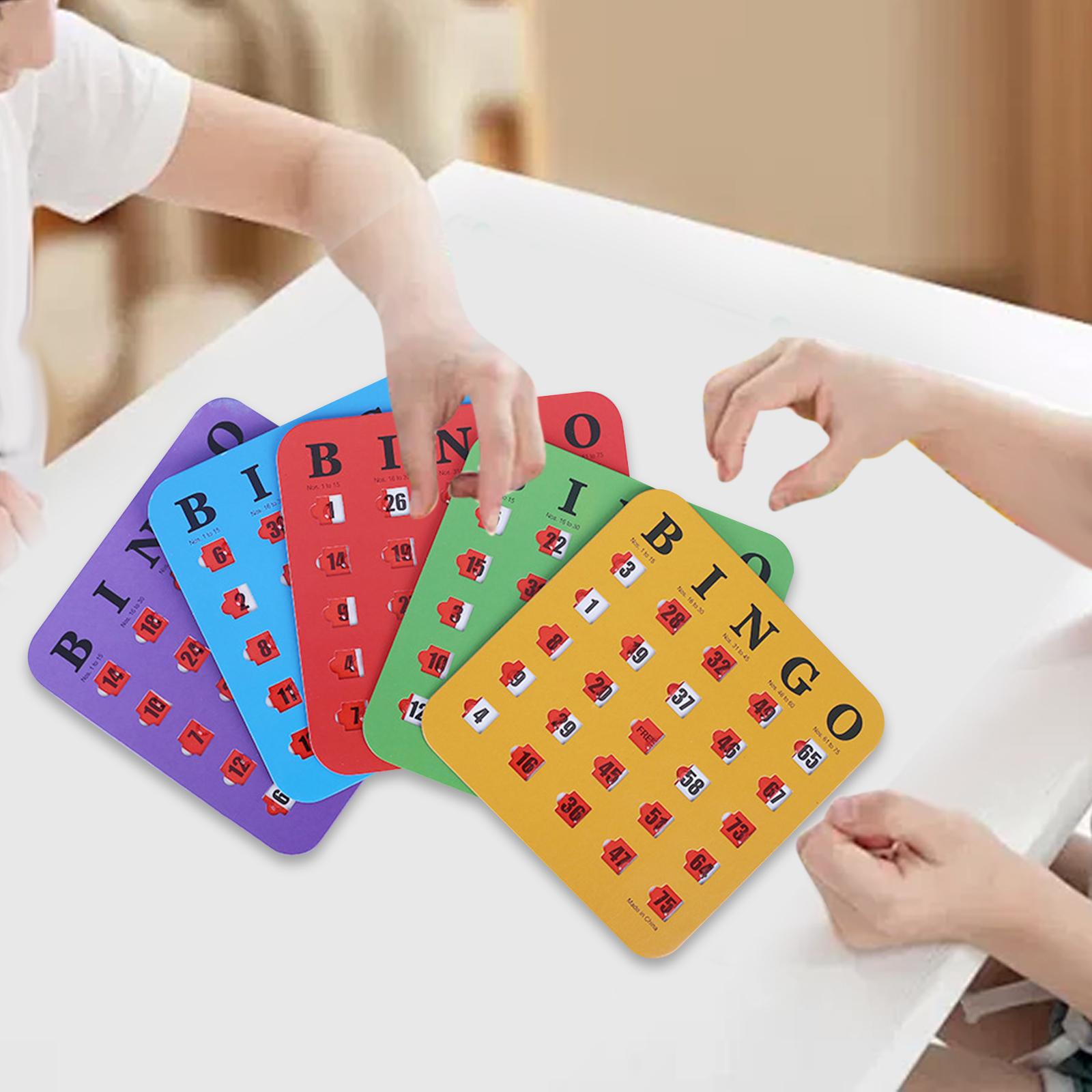 5 Pieces Bingo Game Cards Larg - مراجعة Party Games For Adults Large Group وسعره