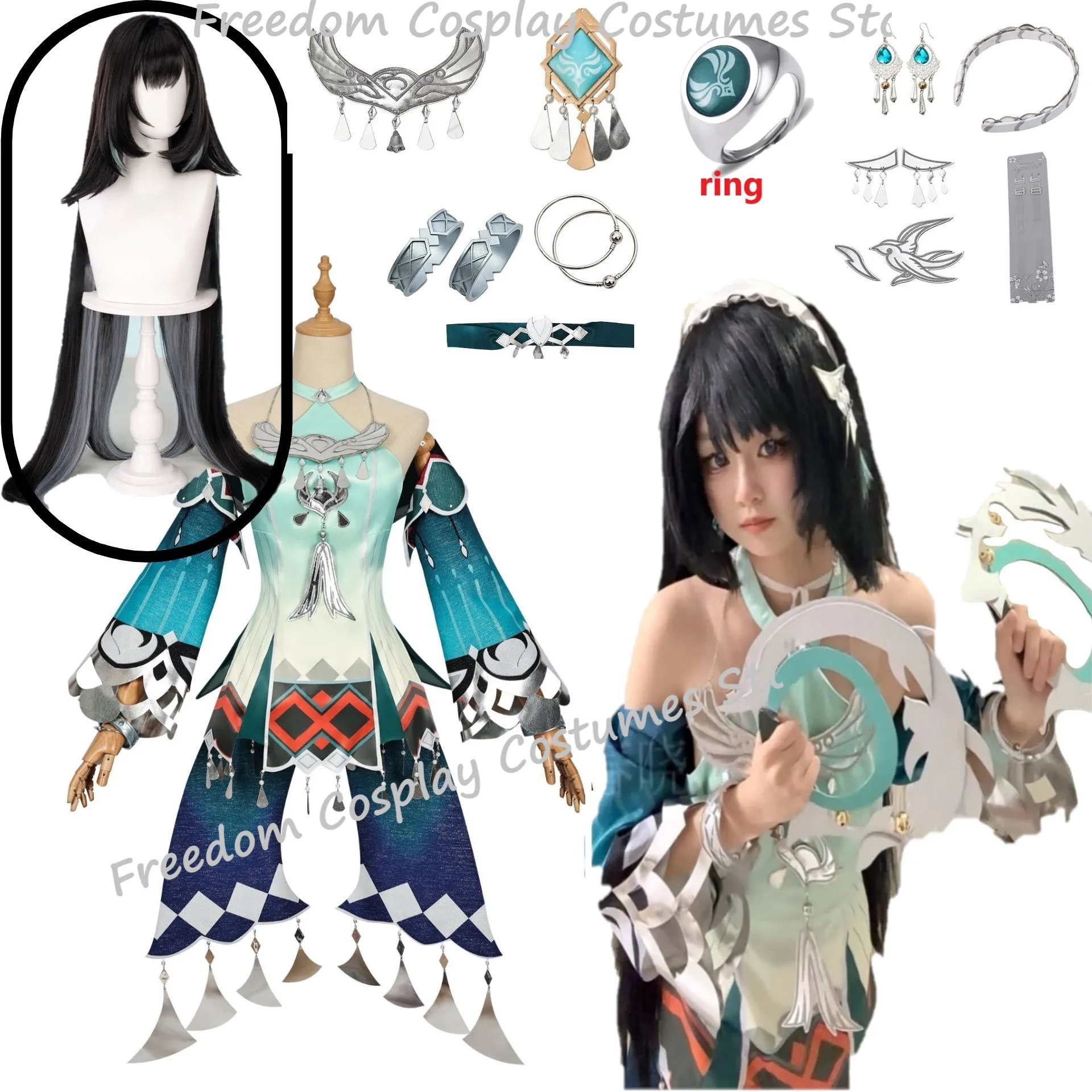 In Stock Lan Yan Cosplay Costu - مراجعة Party Games New وسعره