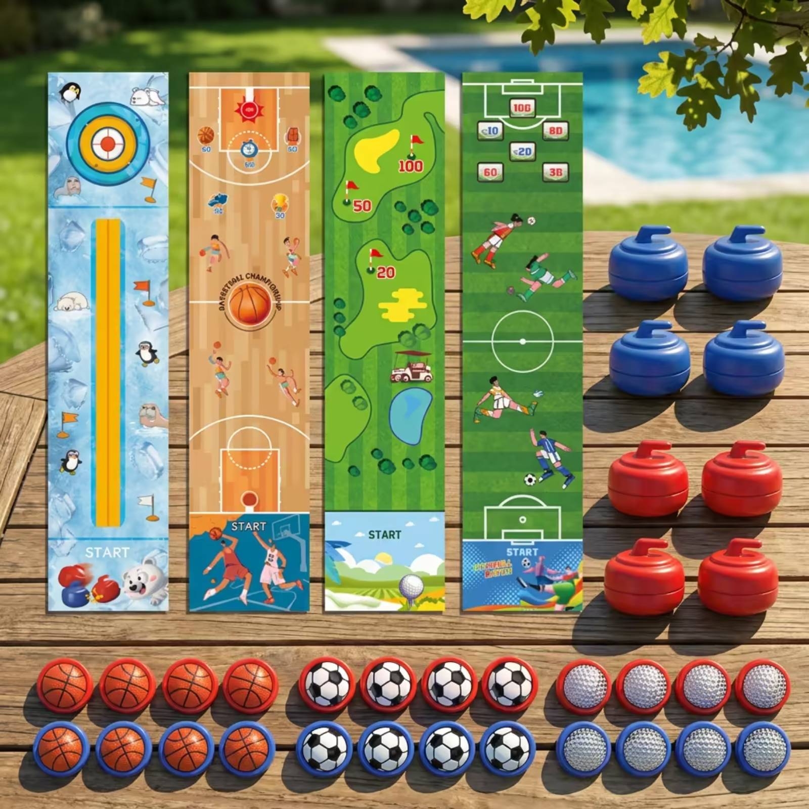 Quadruple Action Desktop Sport - مراجعة Party Games Multiplayer وسعره