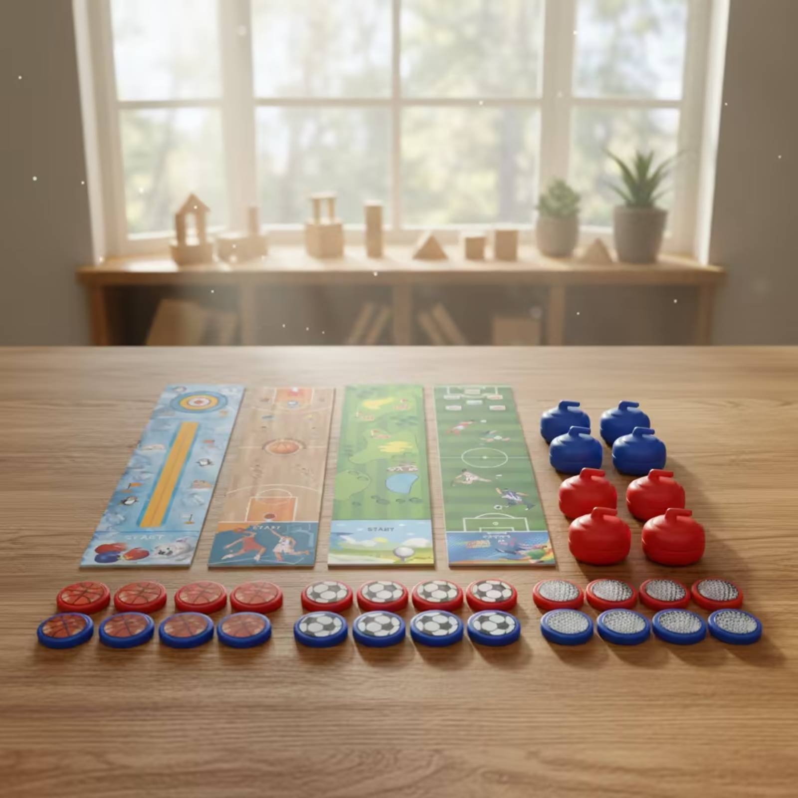 Quadruple Action Desktop Sport - مراجعة Party Games Multiplayer وسعره