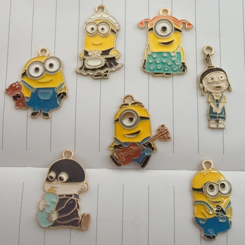 10pcs alloy drip oil cartoon p - مراجعة Party Games Birthday وسعره