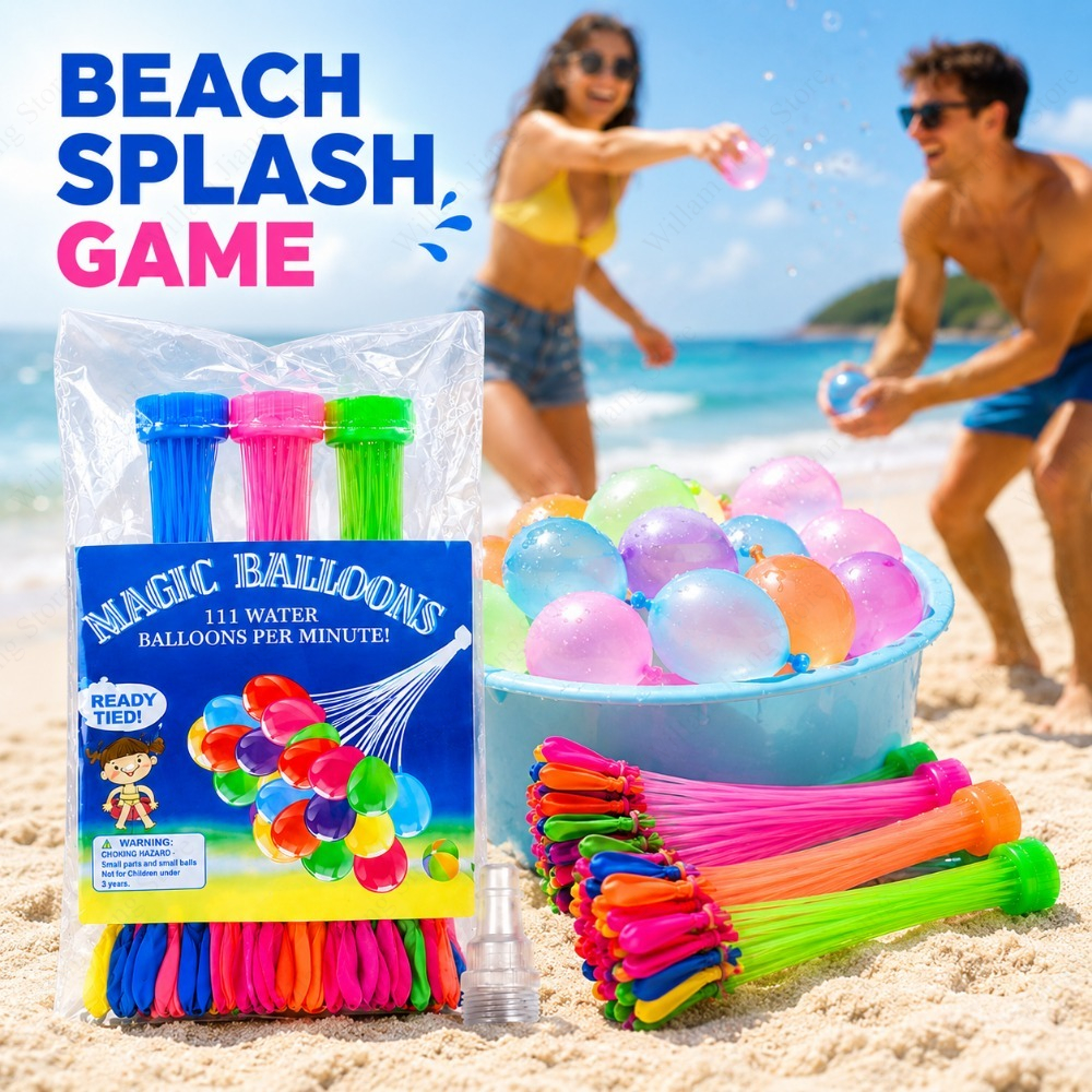 1/3/5 PCS Quick Fill Water Bal - مراجعة Party Games Using Balloons وسعره
