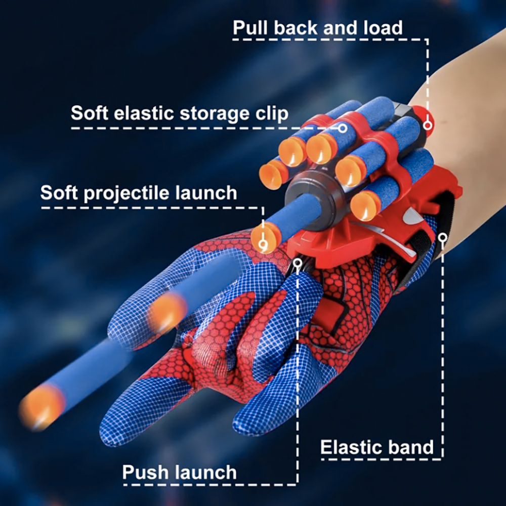 Spider Launcher Glove Toy, Rol - مراجعة Party Games No Equipment وسعره