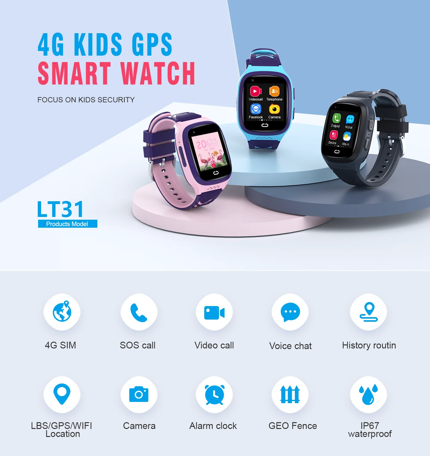 4G Kids Smartwatch SOS Waterpr - مراجعة Party Games App وسعره