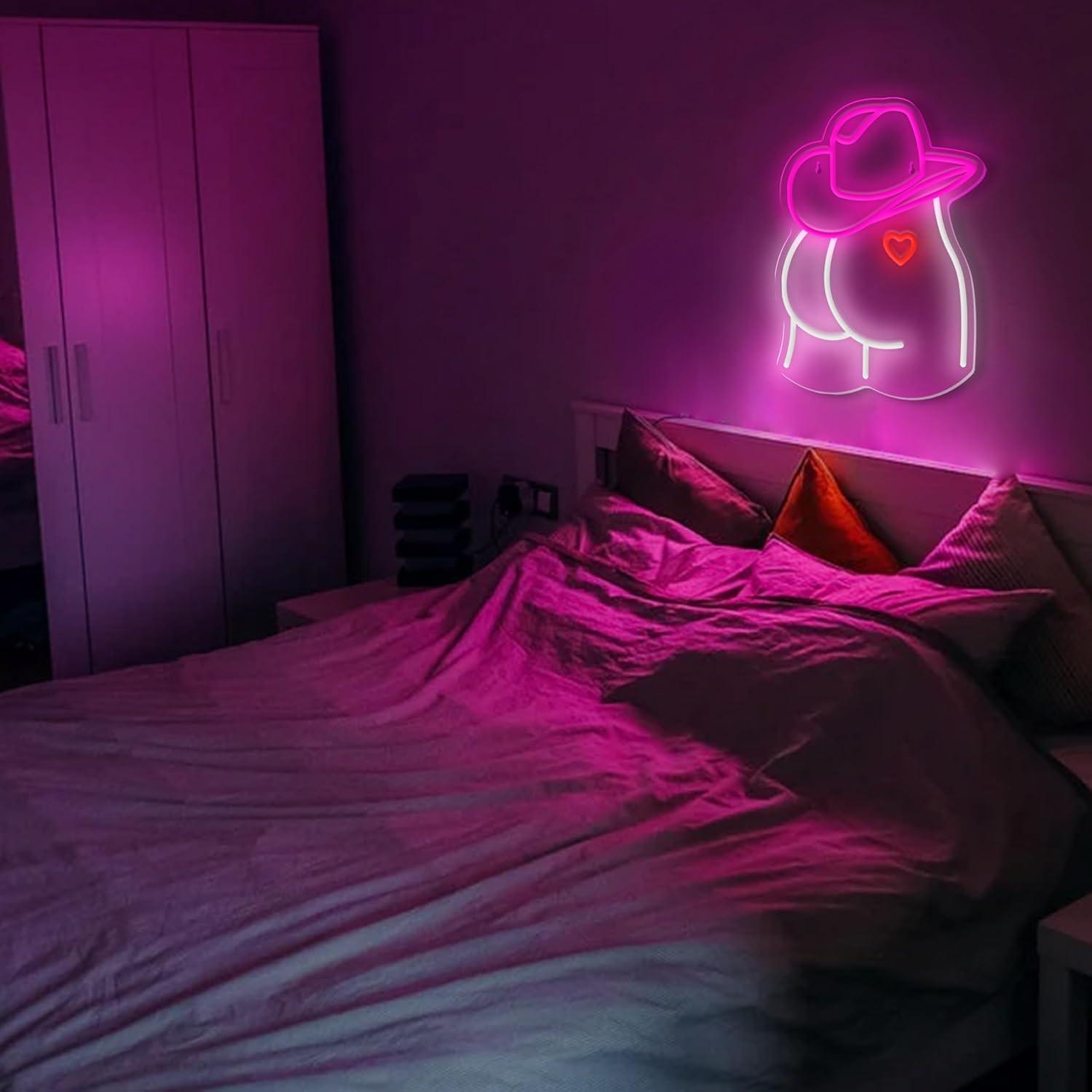 Cowgirl Neon Sign Dimmable LED - مراجعة Party Games For Christmas وسعره