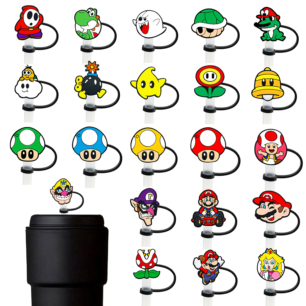 1-25pcs Game Cartoon Straw Cov - مراجعة Party Games App وسعره