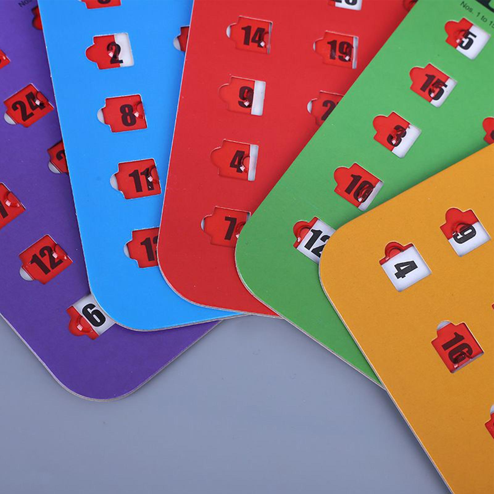 5 Pieces Bingo Game Cards Larg - مراجعة Party Games For Adults Large Group وسعره