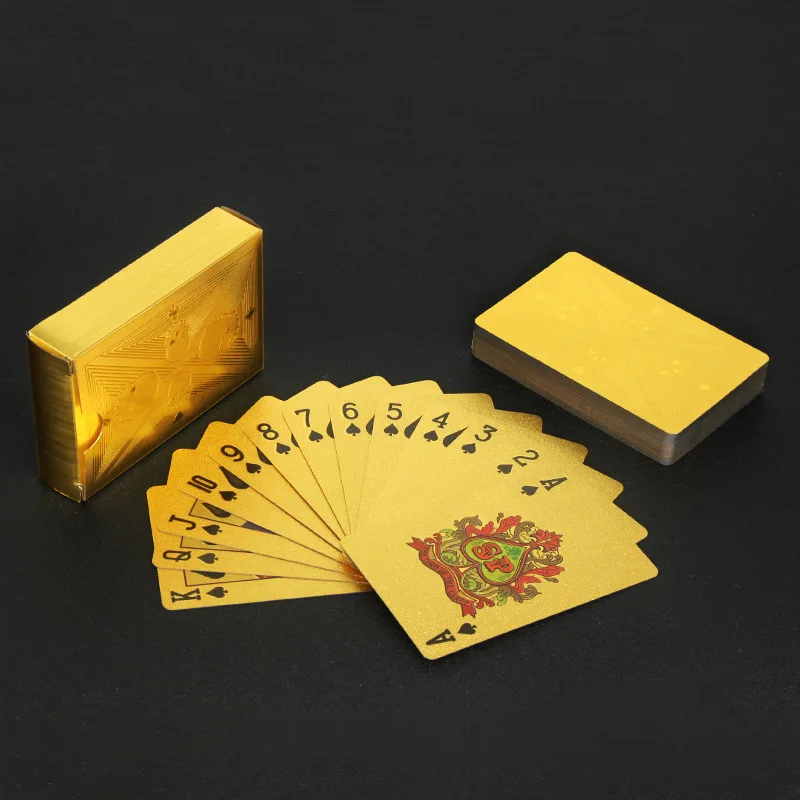 Gold Foil Skull Poker Cards Wa - مراجعة Party Games Using Playing Cards وسعره