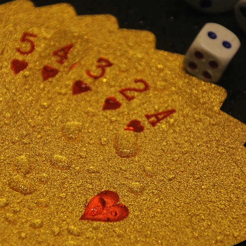 Gold Foil Skull Poker Cards Wa - مراجعة Party Games Using Playing Cards وسعره