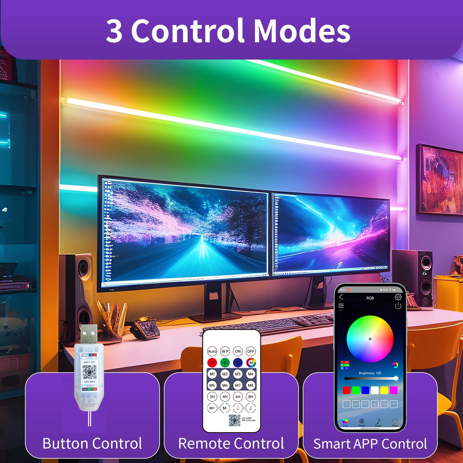 Smart RGB Neon Rope Light 5V U - مراجعة Party Games App وسعره