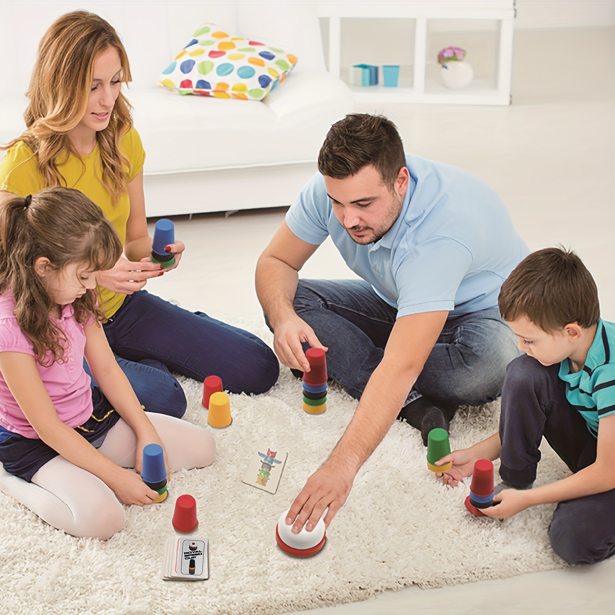 Stacked Cup Chessboard Game To - مراجعة Party Games Multiplayer وسعره