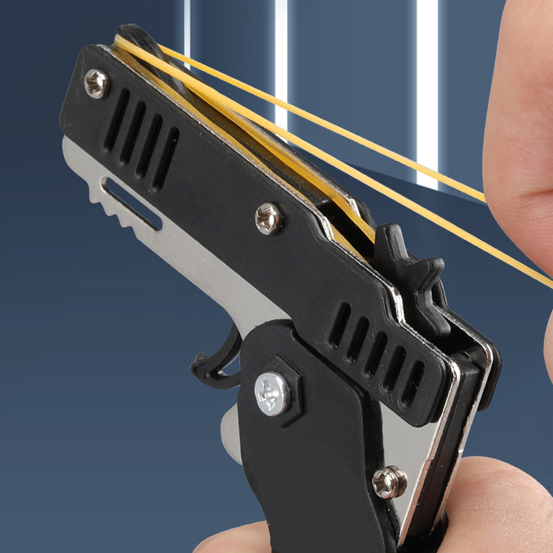 Mini Keychain Rubber Band Gun  - مراجعة Party Games Gender Reveal وسعره