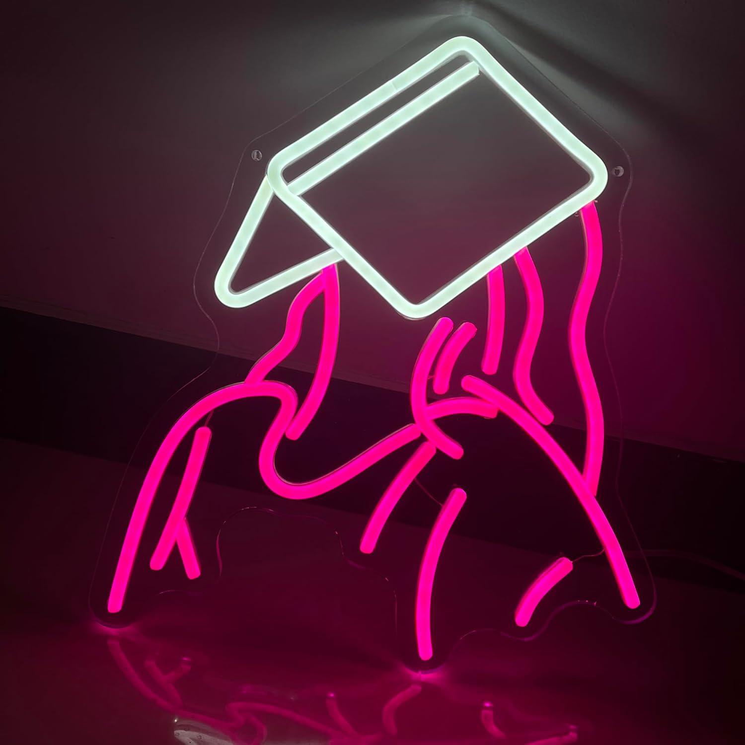 Reading Girl Neon Sign USB Dim - مراجعة Party Games Gifts وسعره