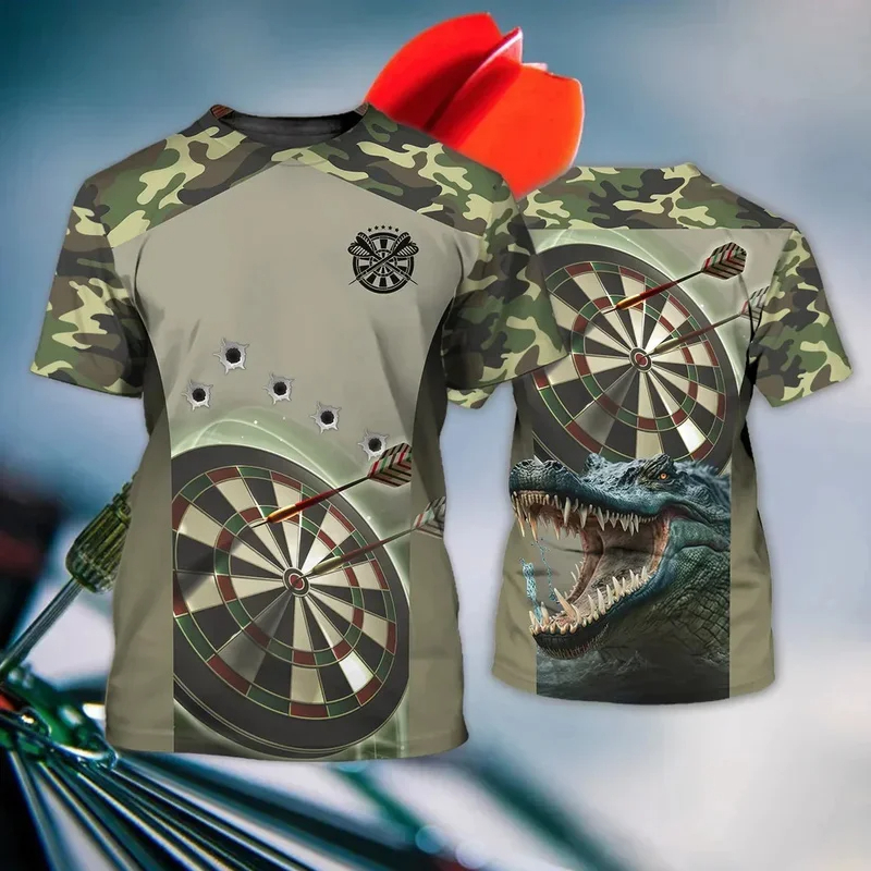 Darts Roulette T-shirt Men's B - مراجعة Party Games Competition وسعره