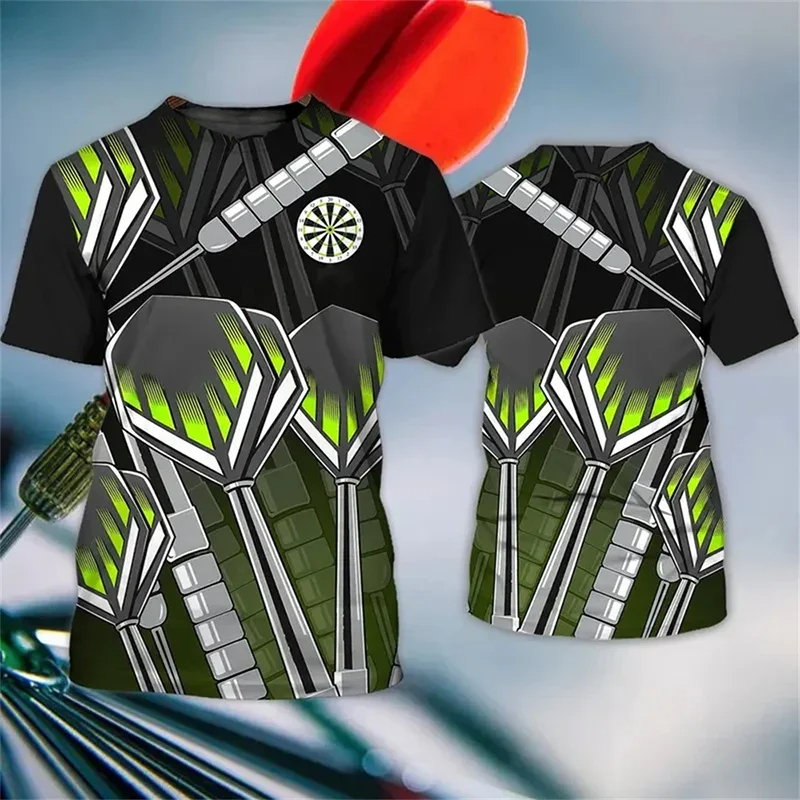 Darts Roulette T-shirt Men's B - مراجعة Party Games Competition وسعره