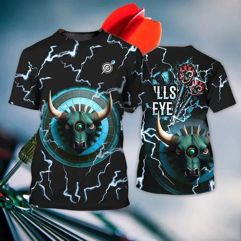 Darts Roulette T-shirt Men's B - مراجعة Party Games Competition وسعره