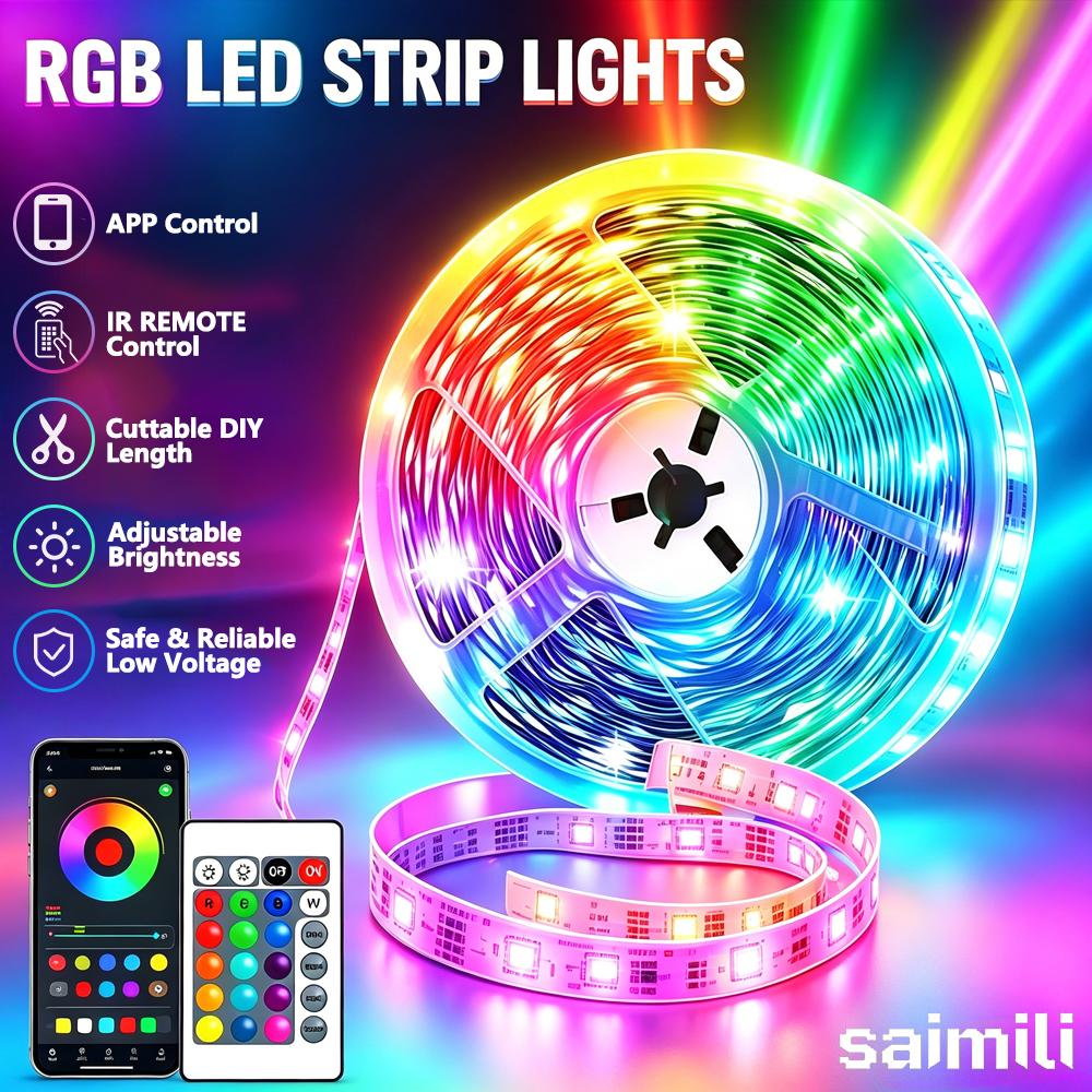USB RGB LED Strip SMD3535 With - مراجعة Party Games App وسعره