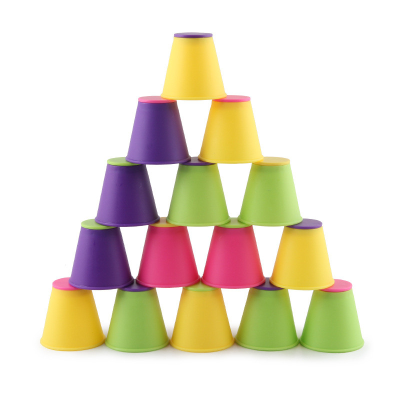 Folding Cup Stracking Game spo - مراجعة Party Games Competition وسعره