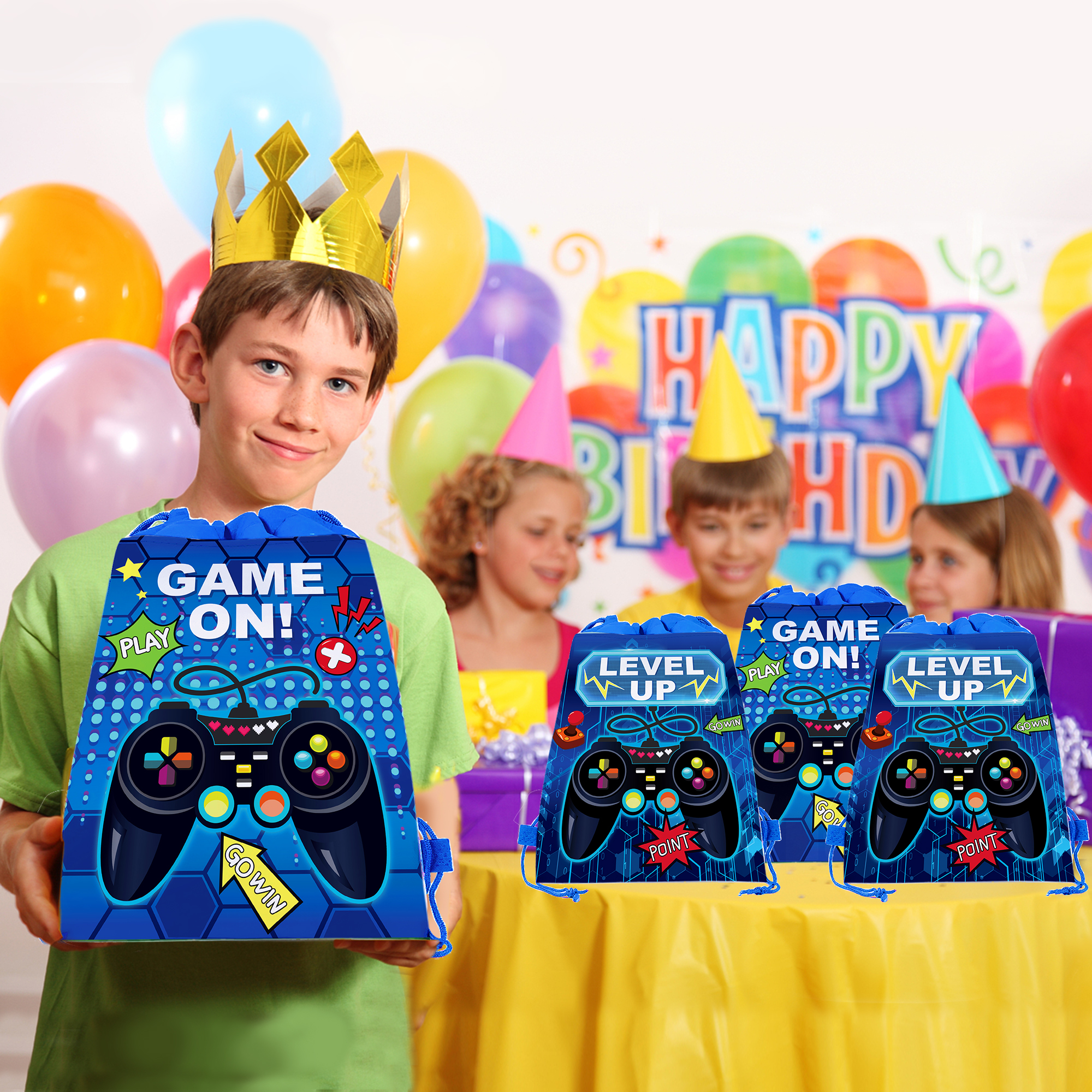 Cartoon Handle Game Birthday N - مراجعة Party Games Gender Reveal وسعره