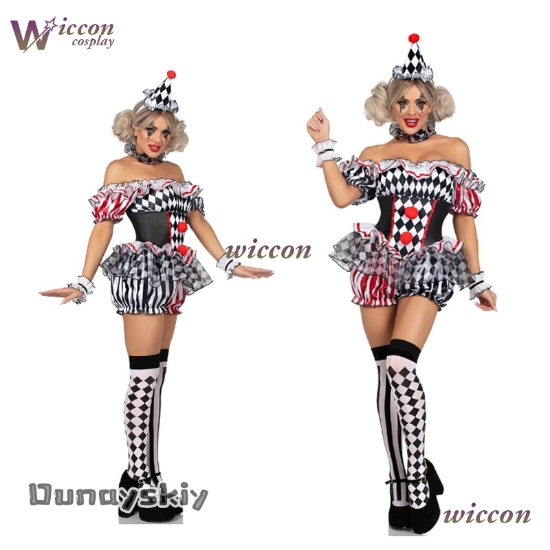 Women Clown Cosplay Costume Ci - مراجعة Party Games Free Online وسعره