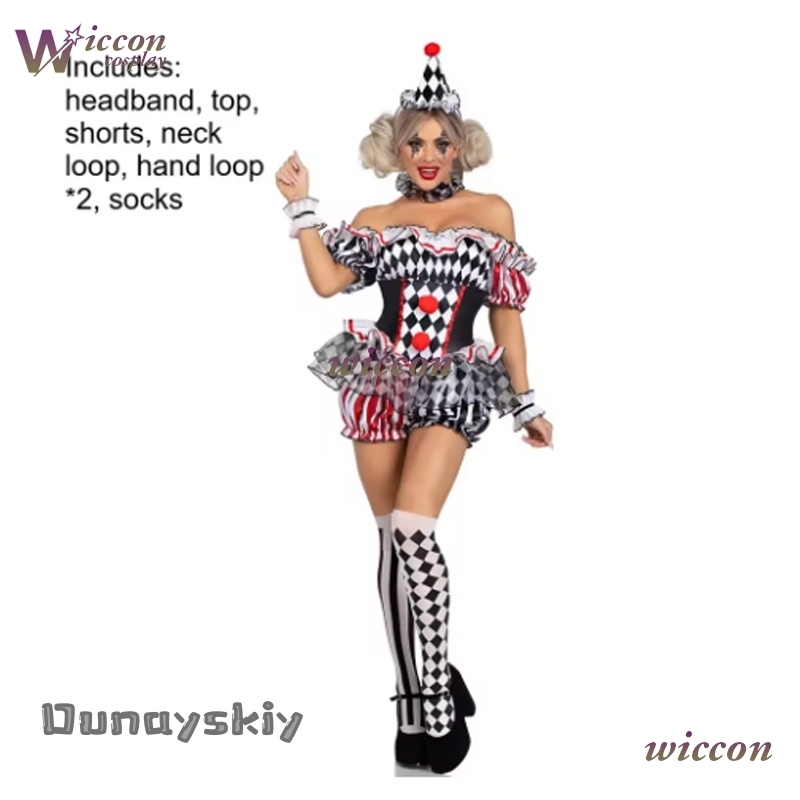 Women Clown Cosplay Costume Ci - مراجعة Party Games Free Online وسعره