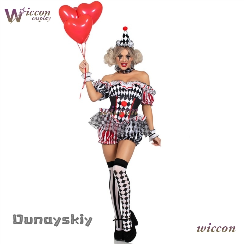 Women Clown Cosplay Costume Ci - مراجعة Party Games Free Online وسعره