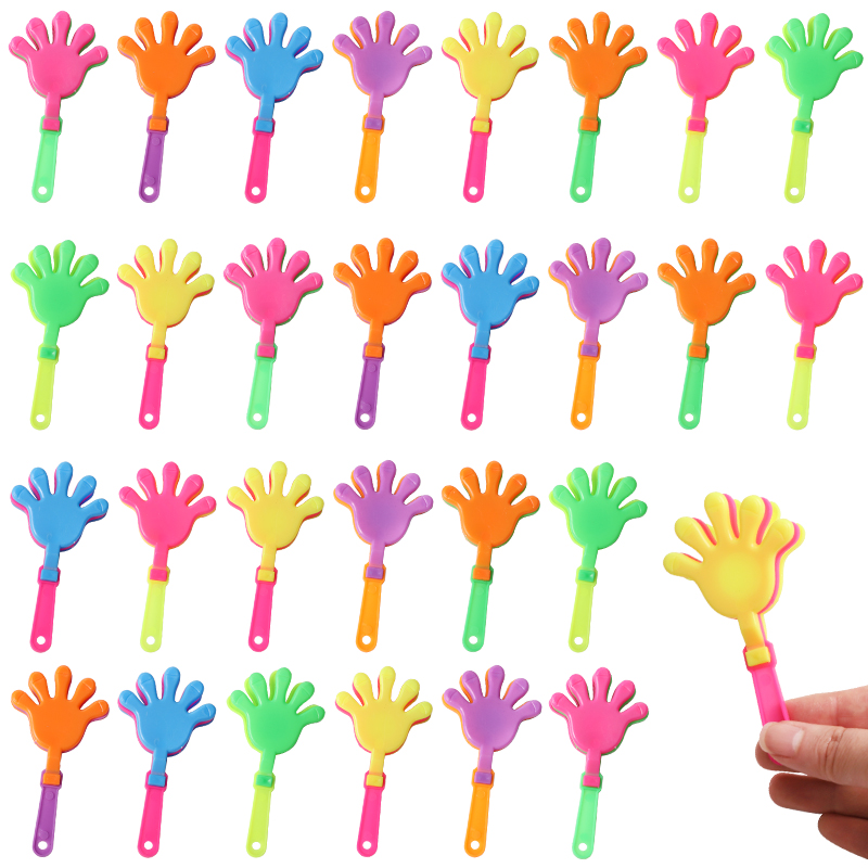 12/24Pcs Colorful Mini Hand Cl - مراجعة Party Games Competition وسعره