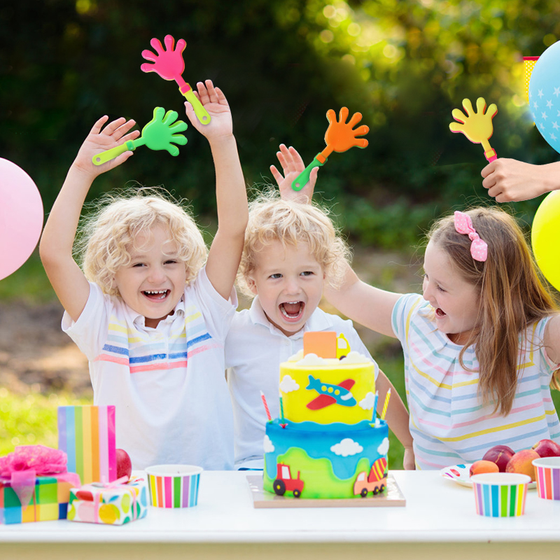 12/24Pcs Colorful Mini Hand Cl - مراجعة Party Games Competition وسعره