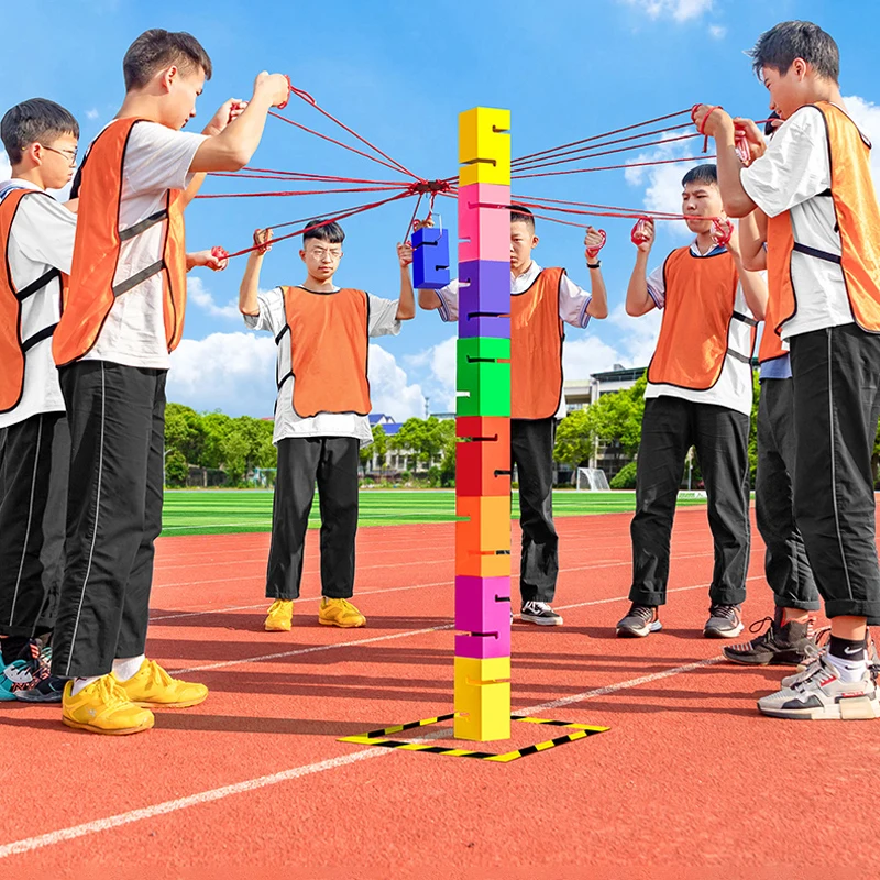 Teamwork Games Tower Building  - مراجعة Party Games No Equipment وسعره