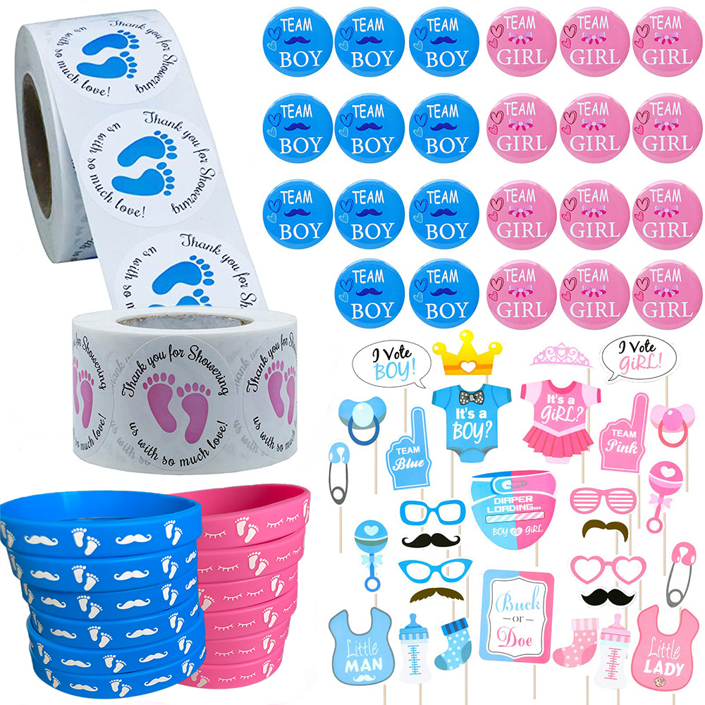 Gender Reveal Party Supplies B - مراجعة Party Games Graduation Ideas وسعره