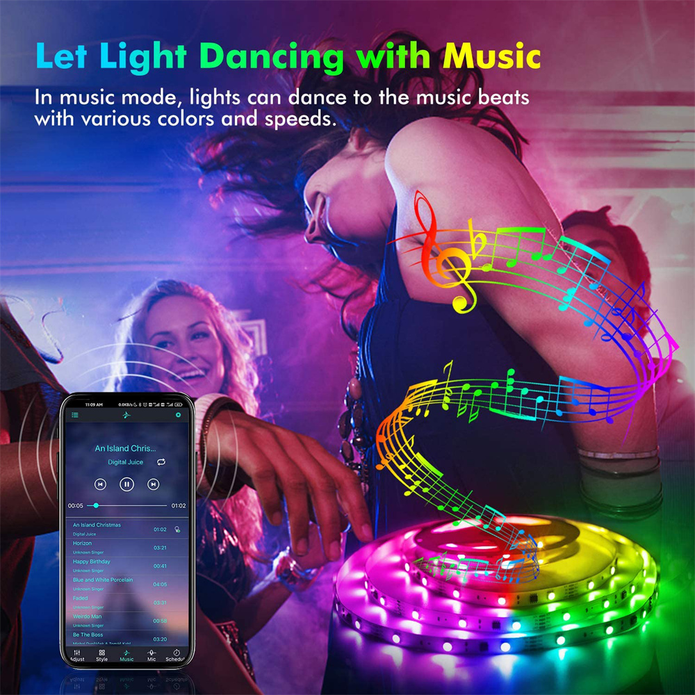 RGB 5050 LED Strip Lights App  - مراجعة Party Games App وسعره