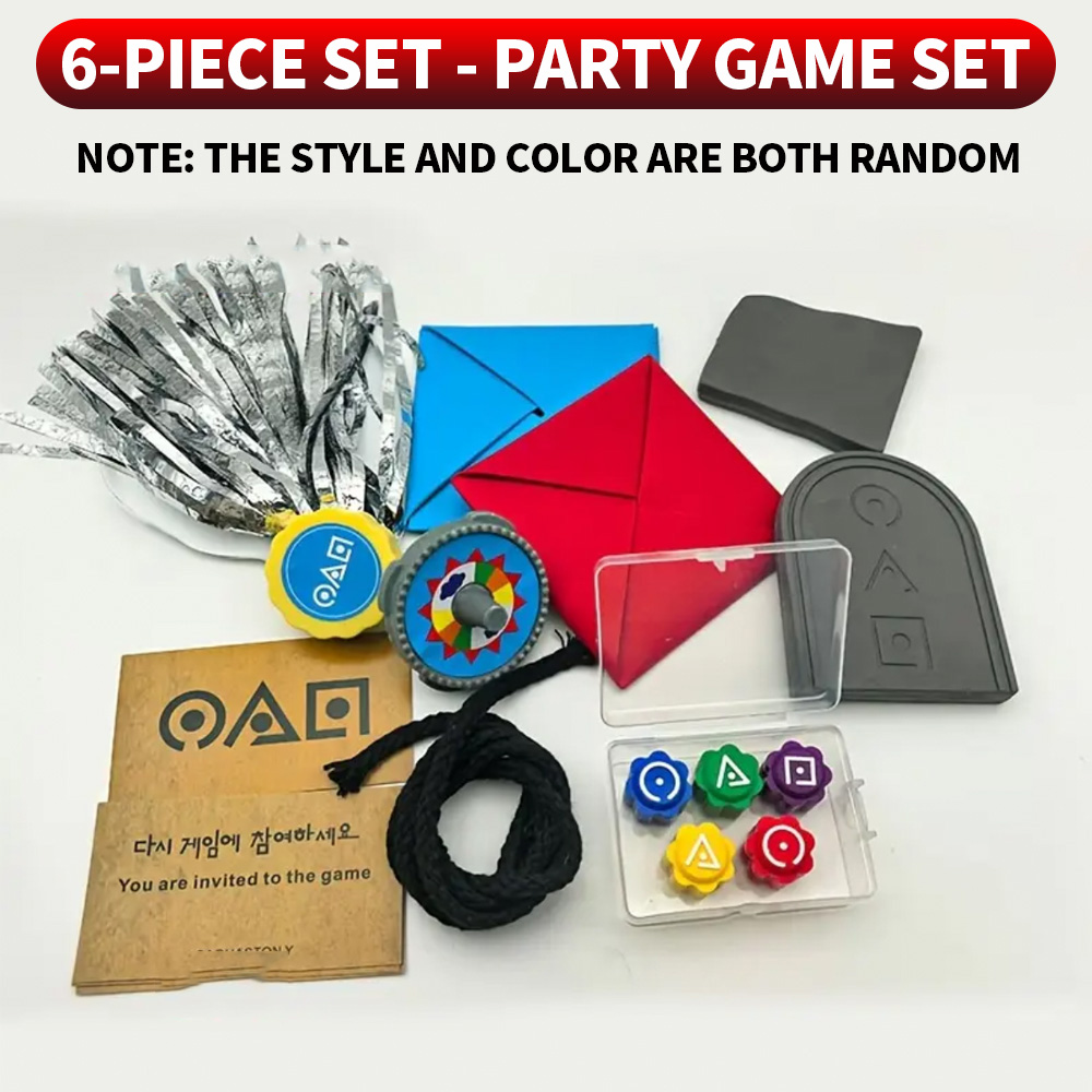 6-piece set - nostalgic tradit - مراجعة Party Games Multiplayer وسعره