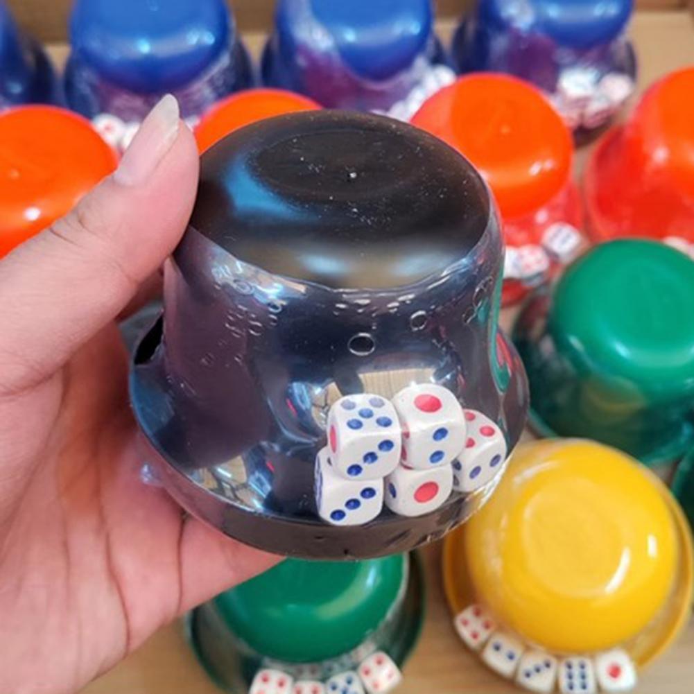 2 Sets 8.5cm Dice Cup With Bas - مراجعة Party Games No Equipment وسعره