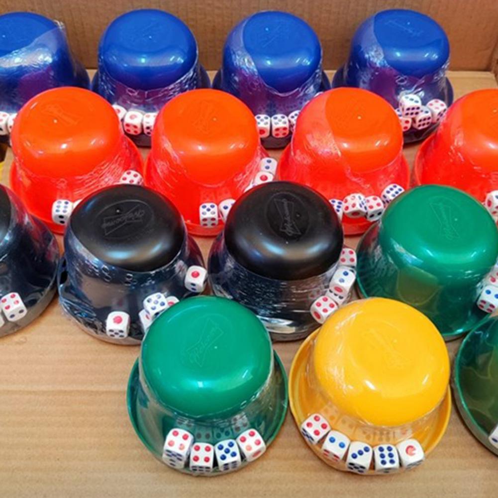 2 Sets 8.5cm Dice Cup With Bas - مراجعة Party Games No Equipment وسعره