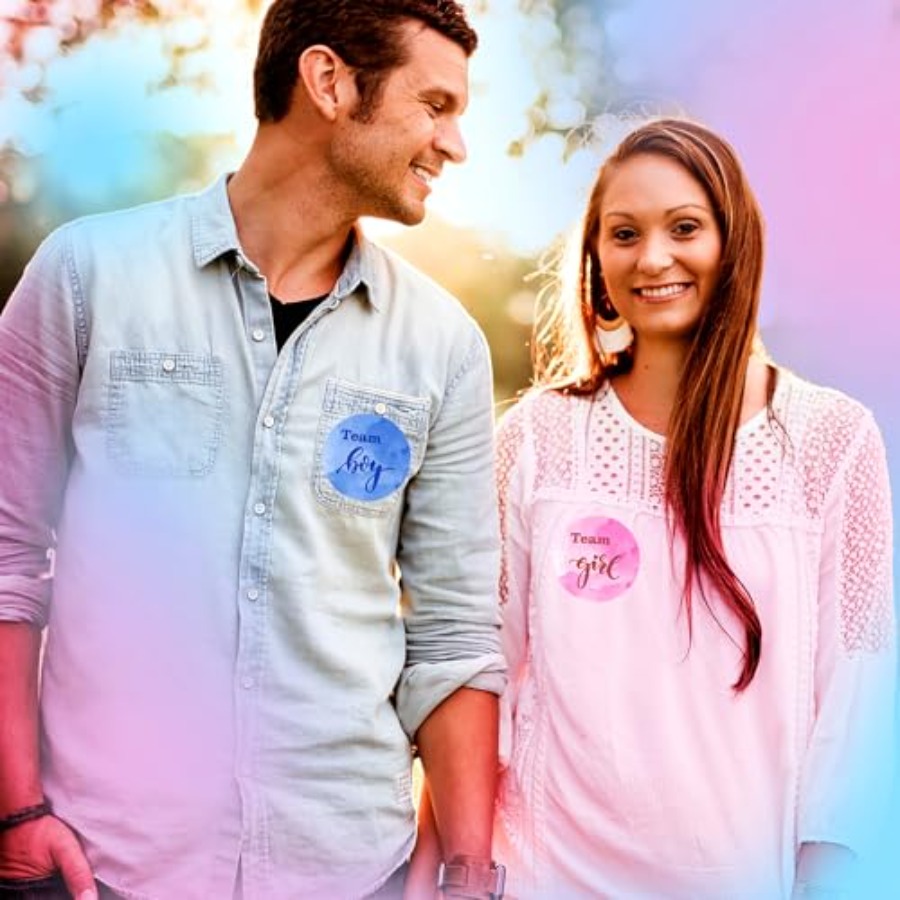 Team Boy Team Girl Round Stick - مراجعة Party Games Gender Reveal وسعره