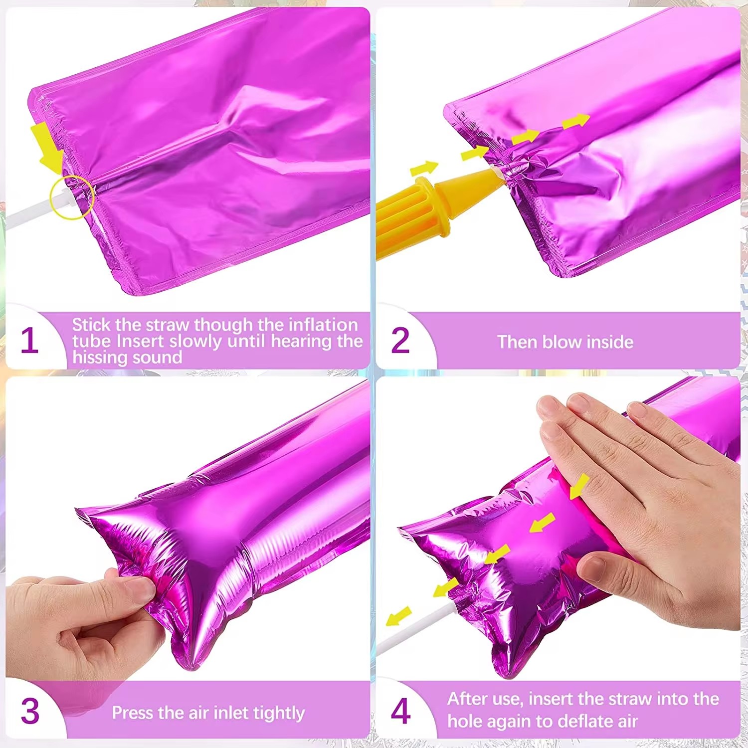10/30pc Aluminum Film Inflatab - مراجعة Party Games Gender Reveal وسعره