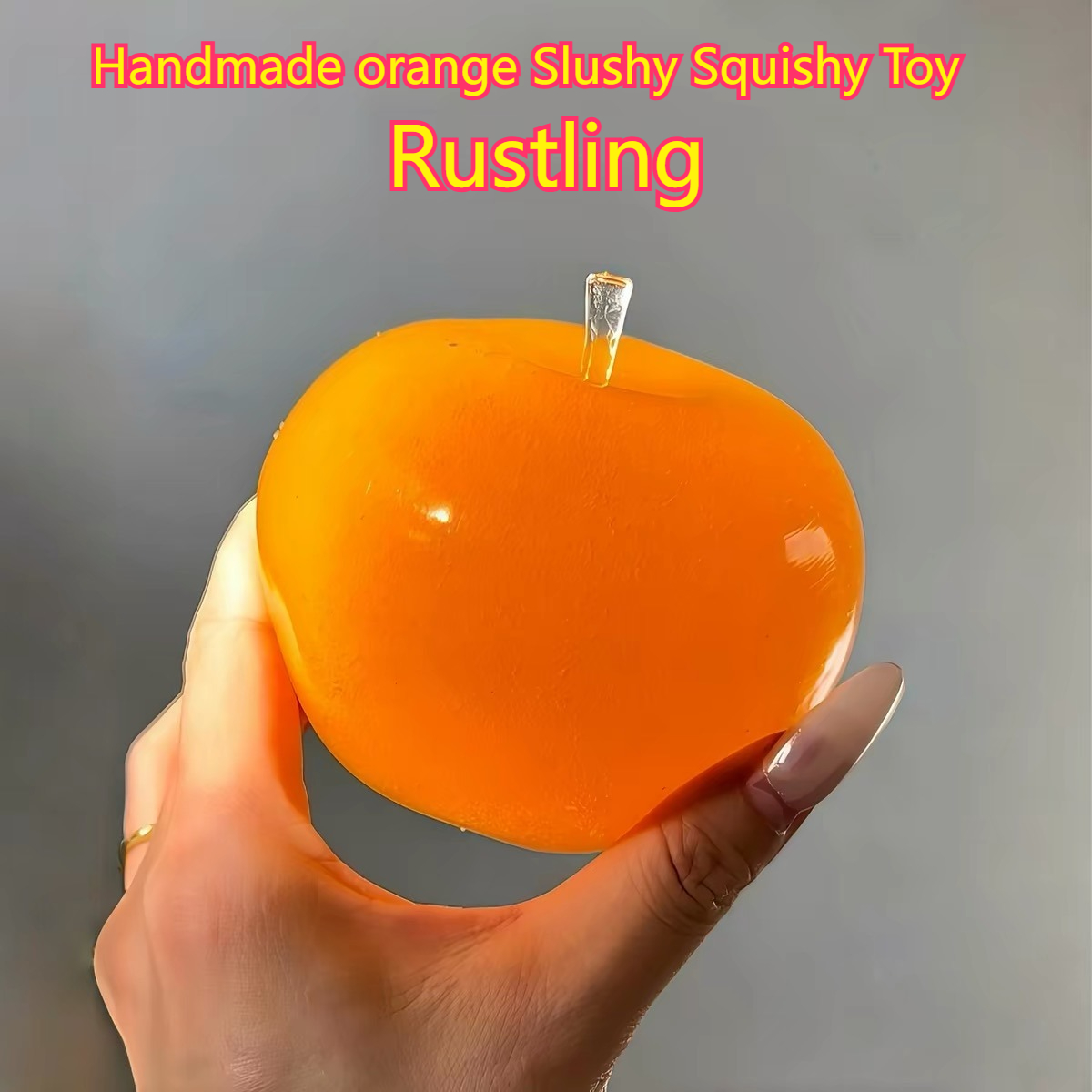Handmade orange Slushy Squishy - مراجعة Party Games For Adults وسعره