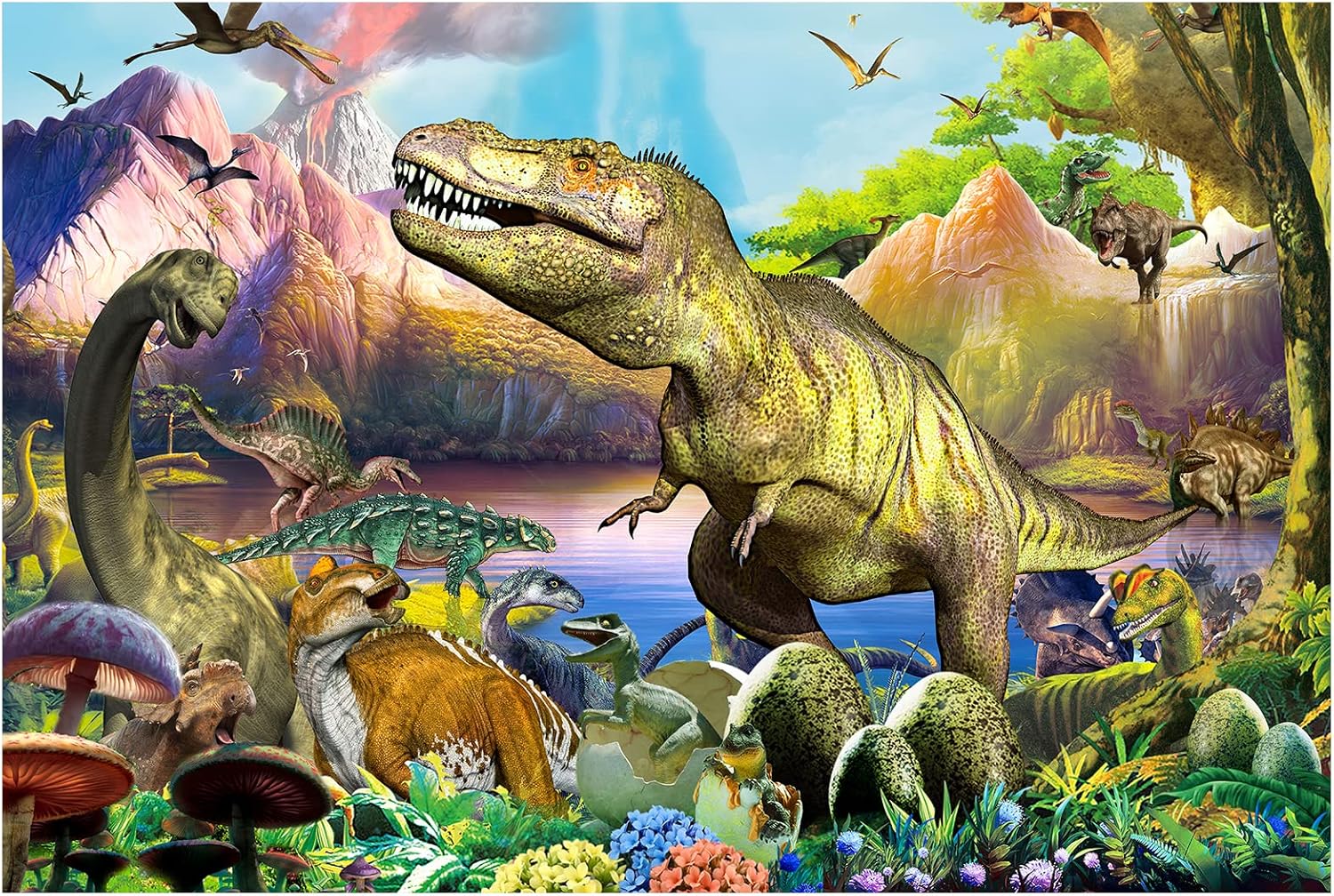 Dinosaur Group Adult Wooden Pu - مراجعة Party Games Group For Adults وسعره
